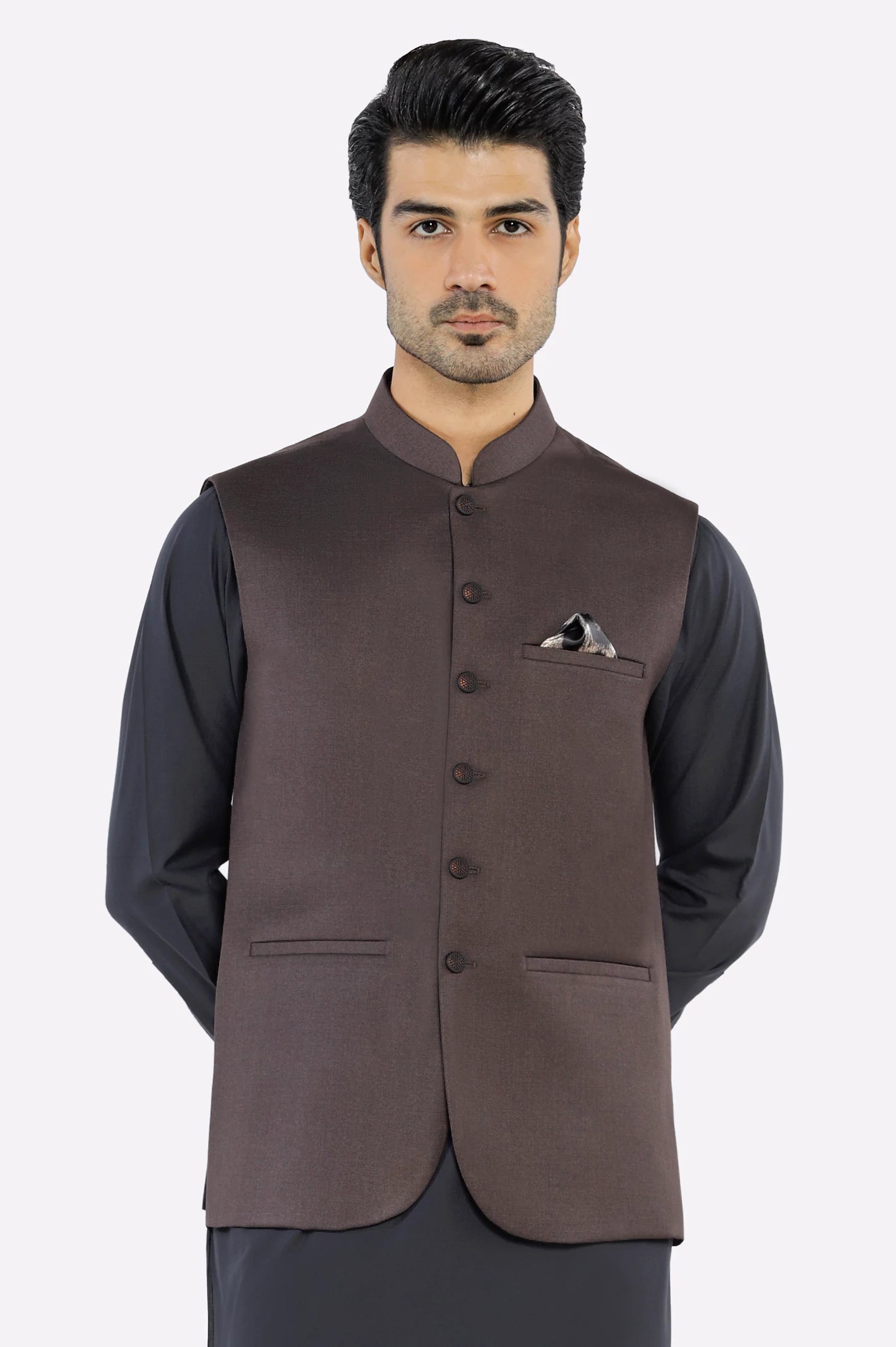 Warm Jackets Brown Waistcoat