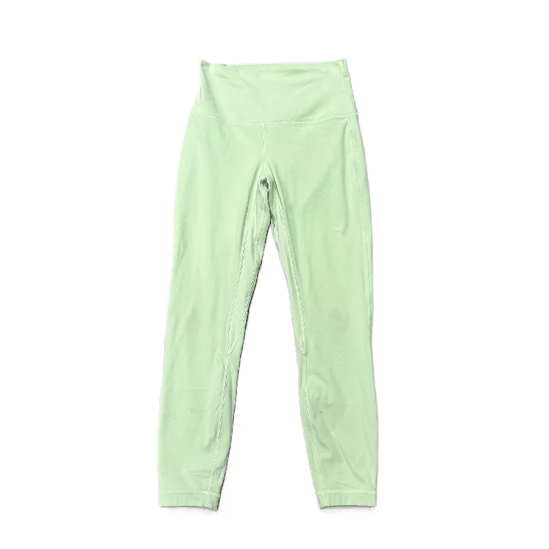 Parkas Style Athletic Leggings By Lululemon In Green, Size: 6