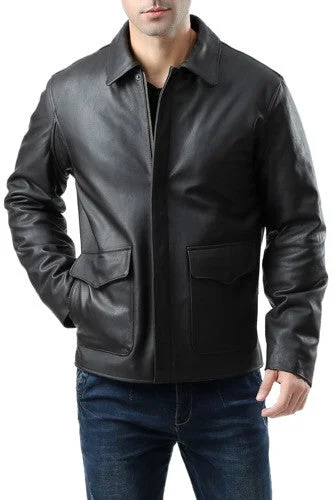 Premium Fabric Landing Leathers Men Raider Indy-Style Leather Legend Jacket