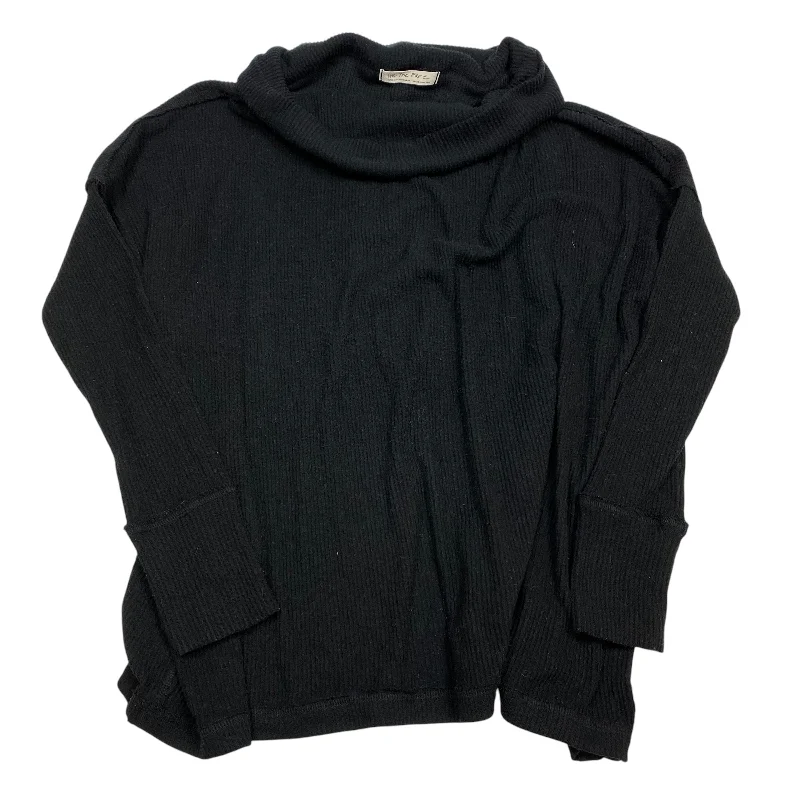 Casual Outfit Top Long Sleeve By We The Free In Black, Size: S