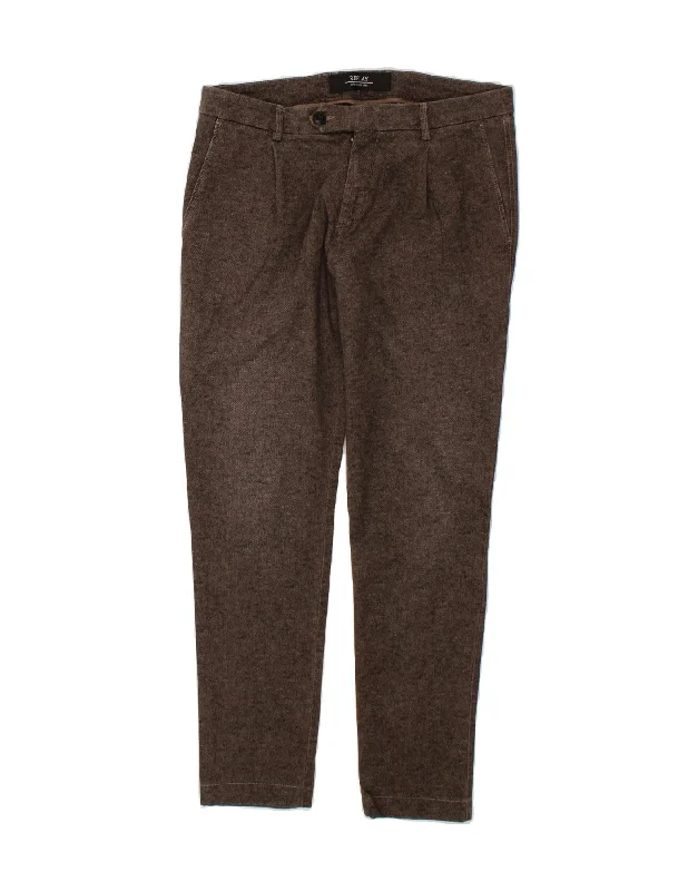 Soft Layers REPLAY Mens Slim Chino Trousers W31 L29  Brown Cotton