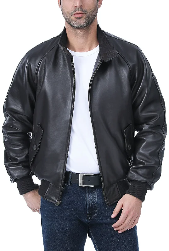 Casual Chic Landing Leathers Men WWII Leather Bomber Jacket