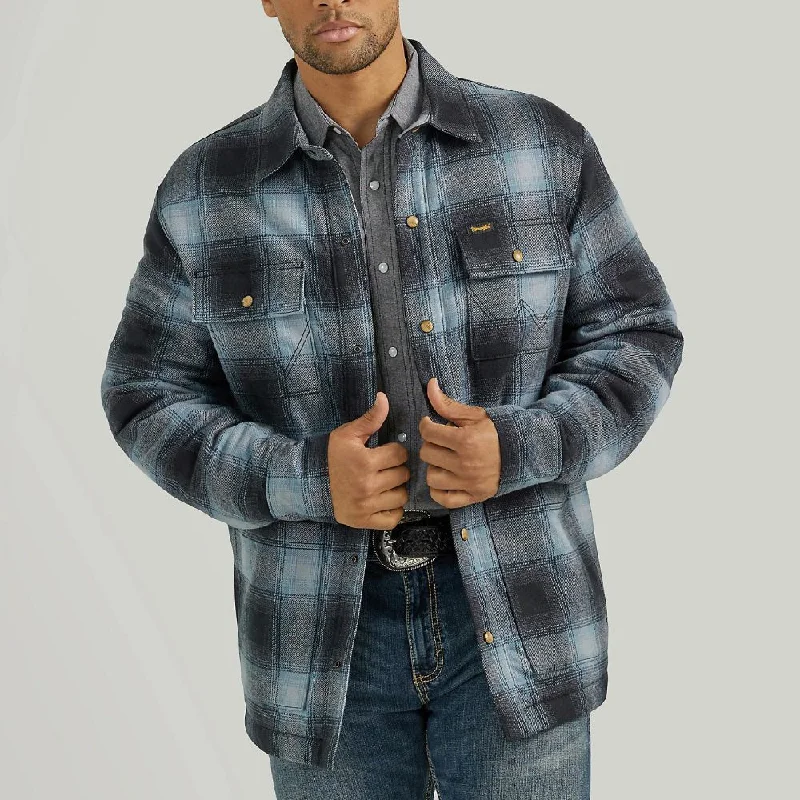 Casual Boots Wrangler Mens Flannel Shirt jacket - 112353407