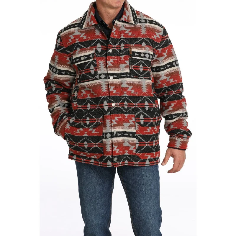 Sporty Look Cinch Mens Frontier Jacket - MWJ1572004-BUR