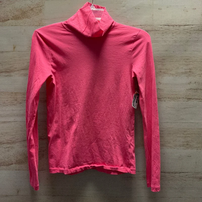 Parkas Style Top Long Sleeve By J. Crew In Pink, Size: Xs