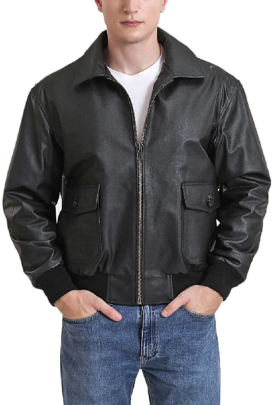 Stylish Joggers Landing Leathers Men Air Force G-2 Leather Flight Bomber Jacket