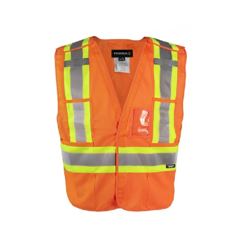 Fashion Basics Terra Hi-Vis Tear Away Vest - Orange 116600OR