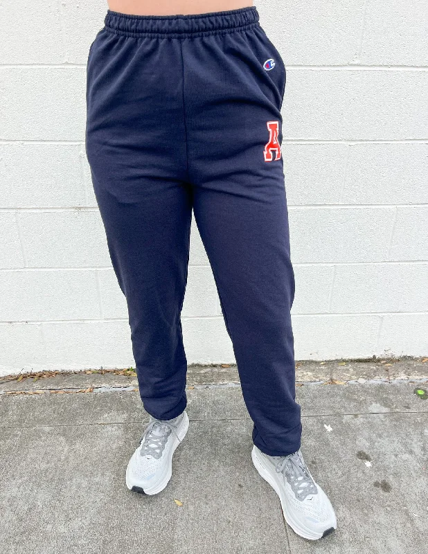 Premium Comfort Champion Auburn Block A Logo Sweatpant