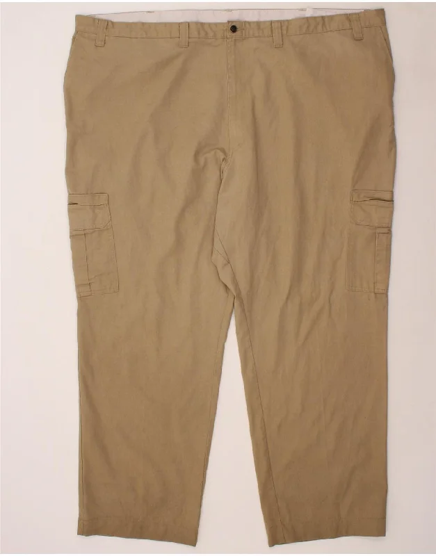 Printed Pants DICKIES Mens Slim Cargo Trousers W56 L33  Beige Polyester