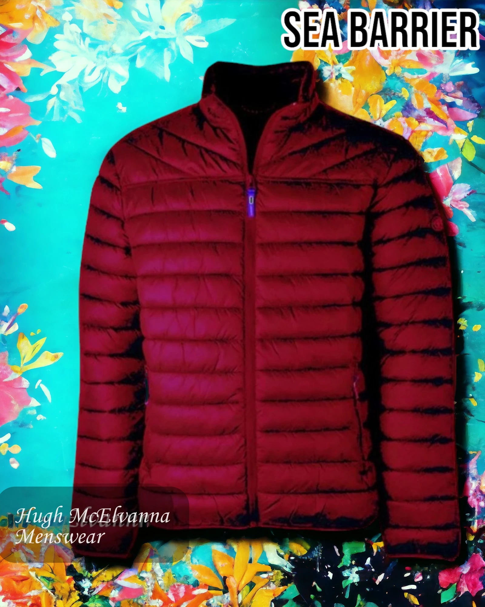 Casual Cardigans Sea Barrier Red AUGUSTO PUFFA Jacket