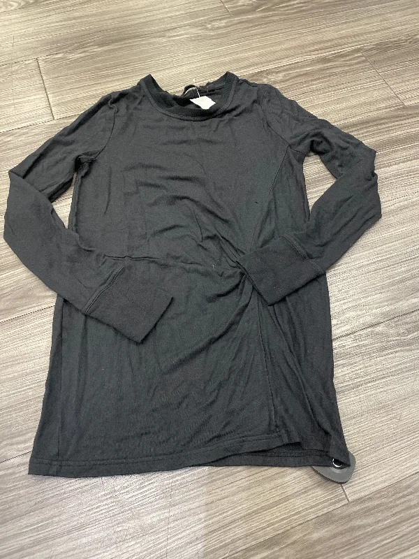 Fashion Basics Top Long Sleeve By Athleta In Black, Size: Xxs