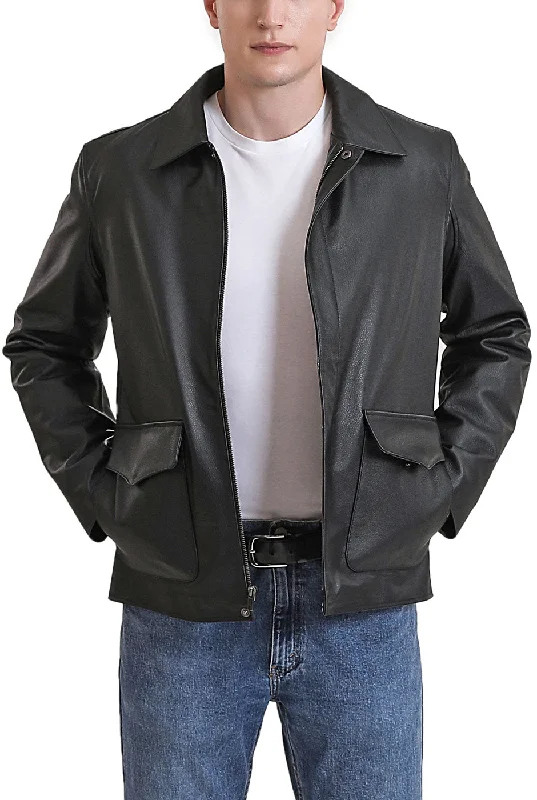 Designer Gloves Landing Leathers Men Hero Indy-Style Cowhide Leather Jacket