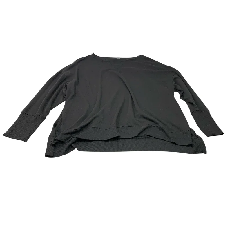 Cozy Fit Top Long Sleeve By Cato In Black, Size: 3x