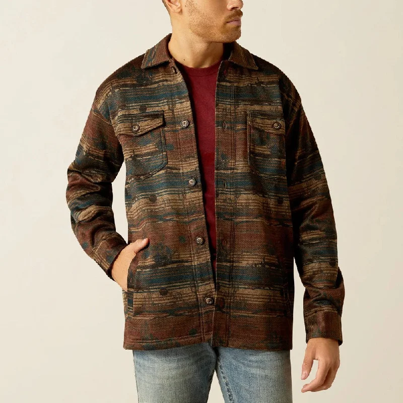 Streetwear Look Ariat Mens Caldwell Shirt Jacket - 10052734