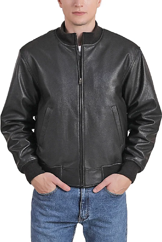 Relaxed Wear Landing Leathers Men WWII Leather Tanker Jacket