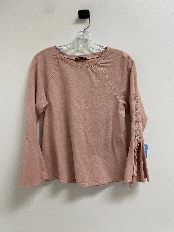 Urban Apparel Top Long Sleeve By Very J In Pink, Size: S