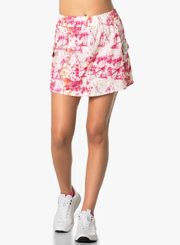 Printed Scarves Radiance Pocket Skort-short