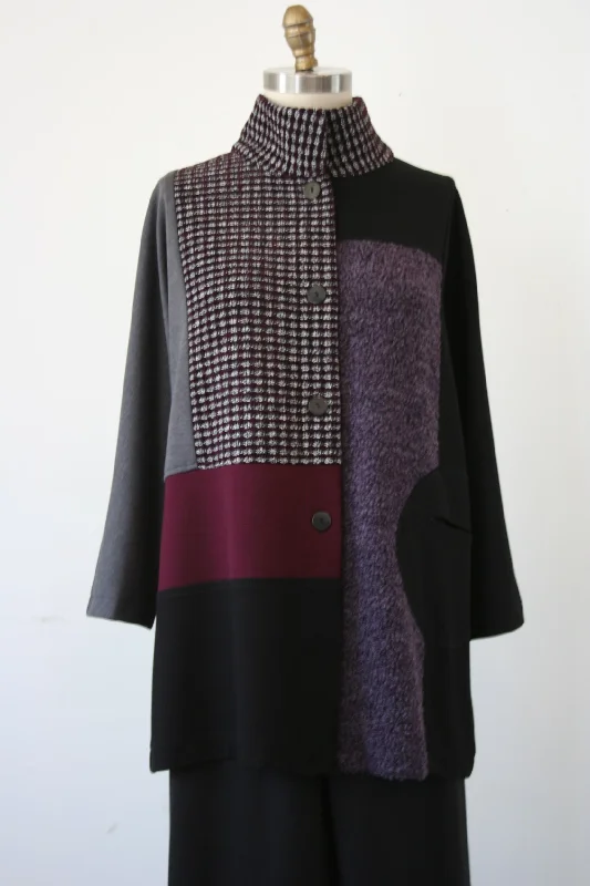 Casual Outfit Christopher Calvin - Mixed Media Coat