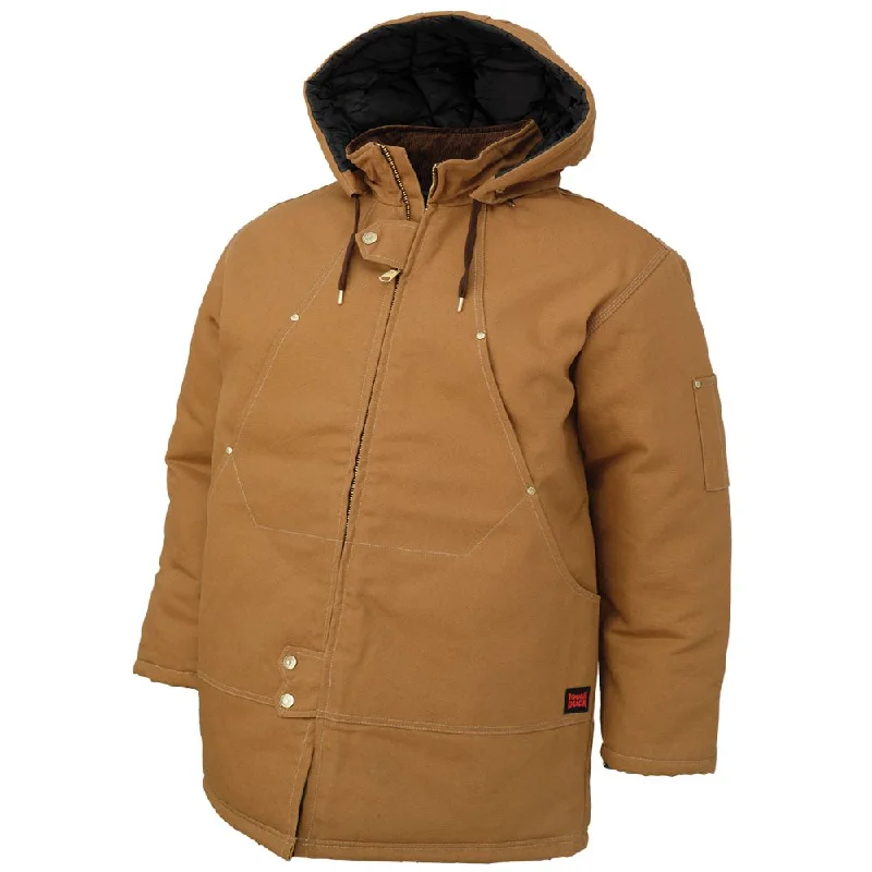 Casual Comfort Tough Duck Men's Abraham Hydro Winter Work Parka WJ18 - Brown