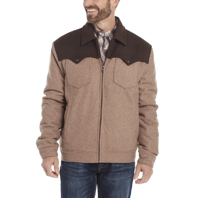 Relaxed Fit Cripple Creek Mens Two Toned Wool Jacket - CR43066-18