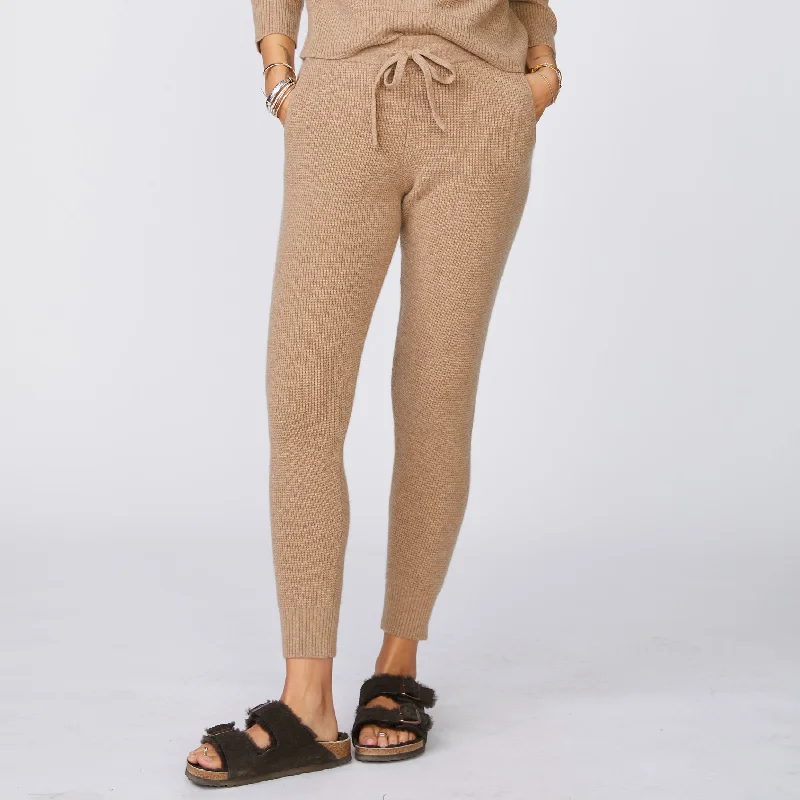 Wool Pants Recycled Cashmere Waffle Sweats