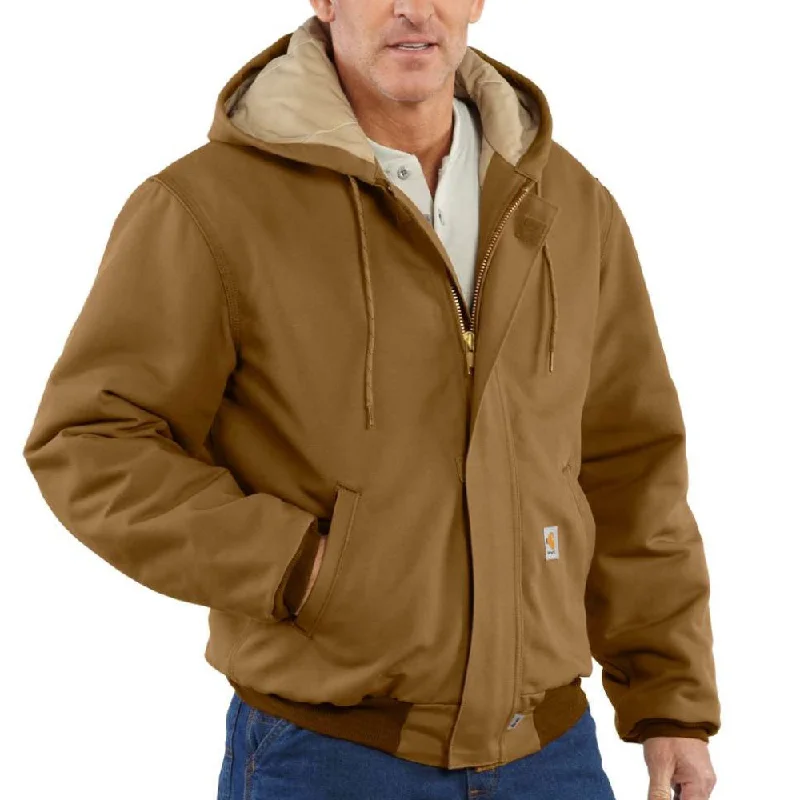 Retro Style Carhartt Mens FR Flame-Resistant Duck Active Work Jacket - 101621-211