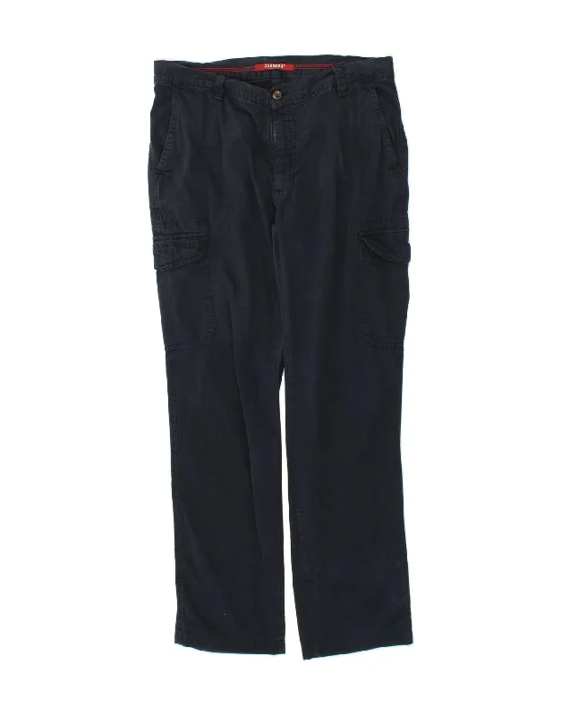 Casual Wear CARRERA Mens Straight Cargo Trousers W36 L32 Navy Blue