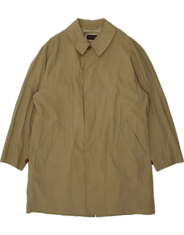 Trench Coats LUCA D'ALTIERI Mens Oversized Overcoat IT 50 Large Beige Cotton