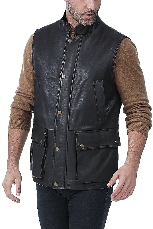 Statement Shoes Landing Leathers Men Goatskin Leather Munitions Vest