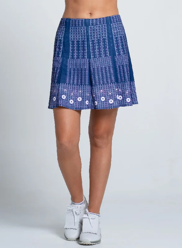 Luxury Comfort Berry Ditsy Skort-long 17.25"