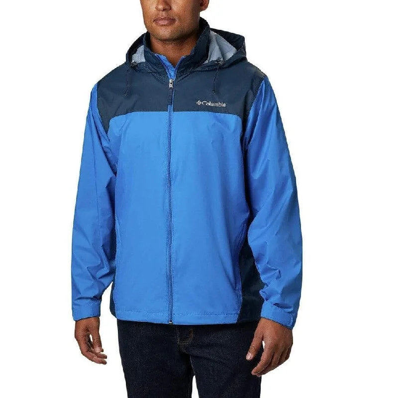 Warm Jackets Columbia Men's Glennaker Lake Rain Jacket Blue Size Small