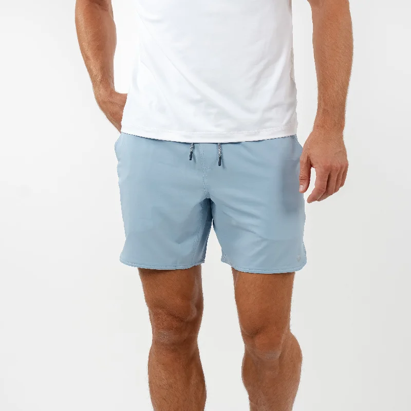 Military Jackets Grit Gym Short | Solid - Ice Pick Blue