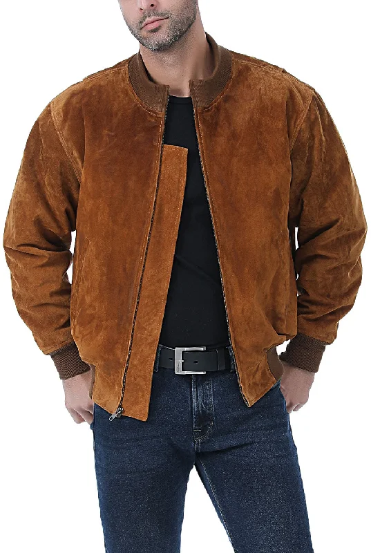 Simple Styles Landing Leathers Men WWII Suede Leather Tanker Jacket