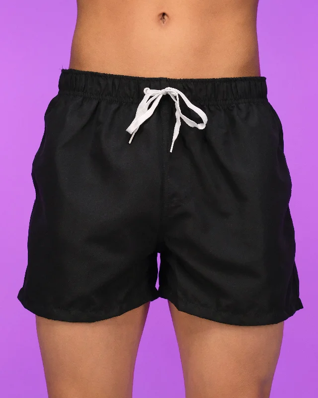 Effortless Style Solid Men's Drawstring Shorts