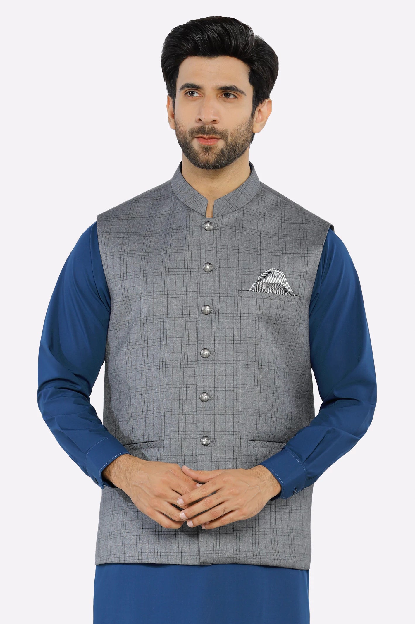 Trendy Comfort Grey Waistcoat