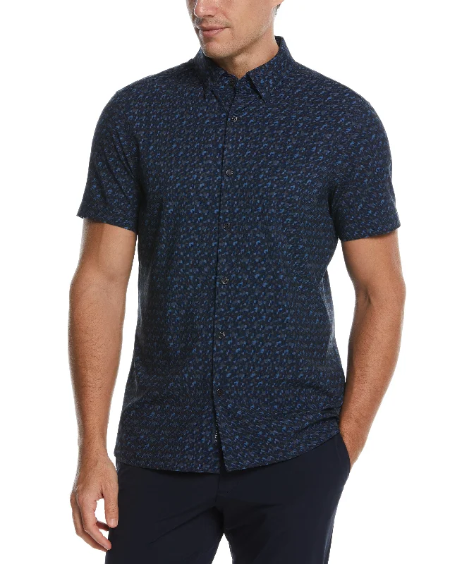 Summer Tees Total Stretch Geo Print Shirt