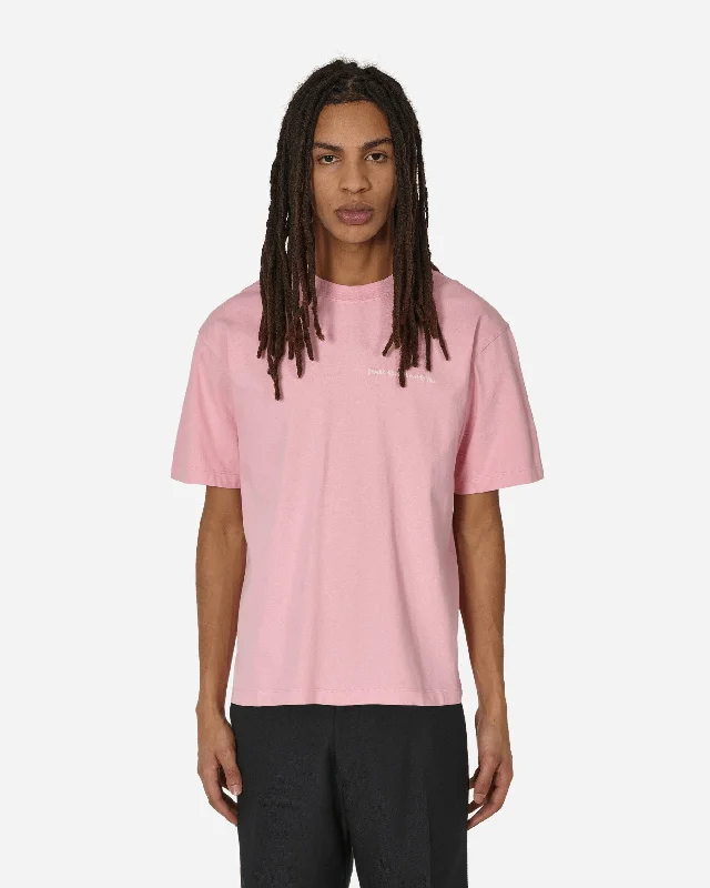 Sportswear Styles Embroidered Logo T-Shirt Pink