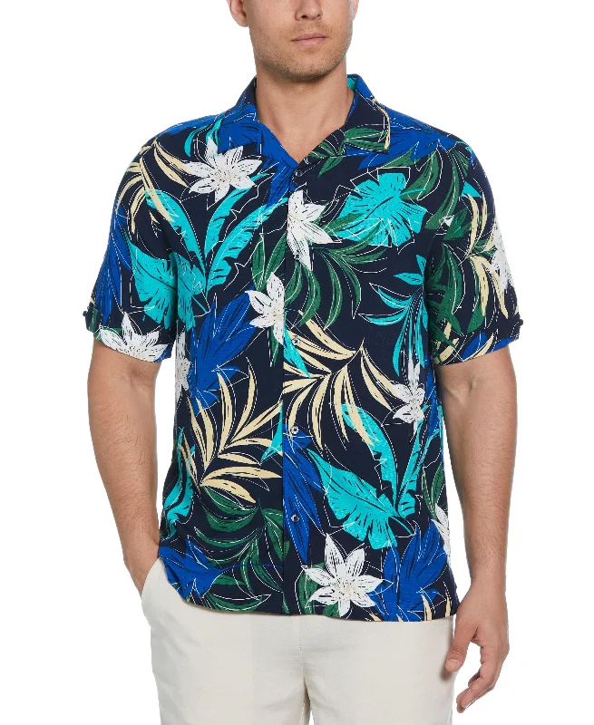 Luxury Comfort All-Over Tropical Print Shirt