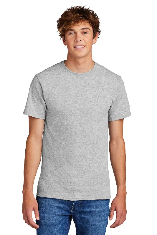 Luxury Comfort Port & Company Mens Core Short Sleeve Crewneck T-Shirt - Ash Grey