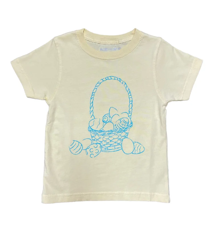 Work Boots Yellow Easter Basket T-Shirt