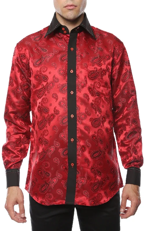 Bold Prints Designer Men Dress Shirts-MSD1003