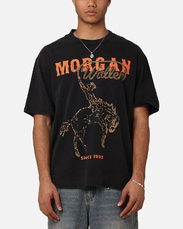 Sporty Suits Morgan Wallen Cowboy T-Shirt Washed Black