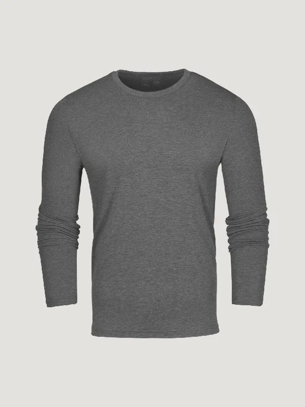 Premium Comfort Carbon Grey Long Sleeve Crew FINAL SALE