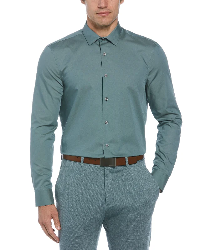 Smart Casual Non-Iron Twill Solid Shirt