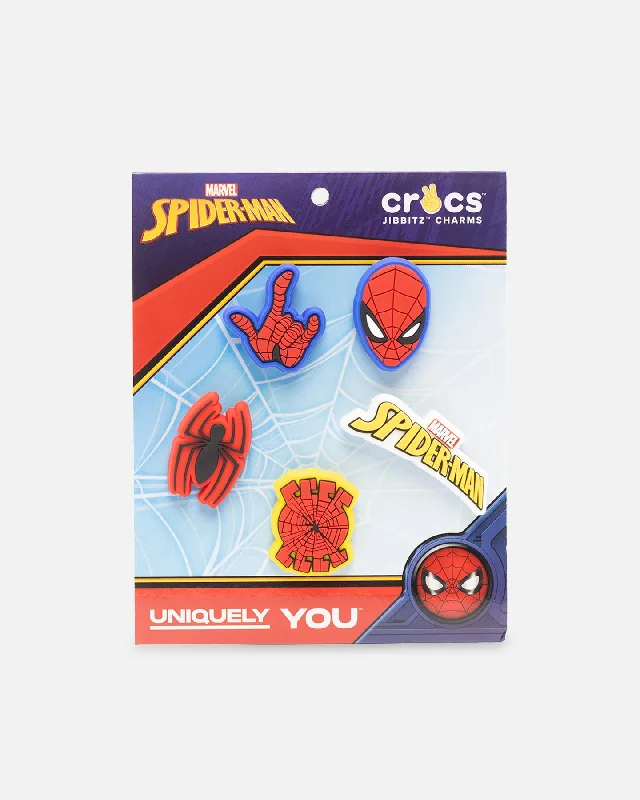 Classic Casual Crocs X Marvel Spider-Man Jibbitz™ Charms 5 Pack Multi