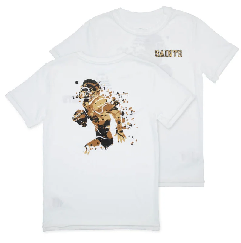 Designer Gloves White Saints Football Dri Fit