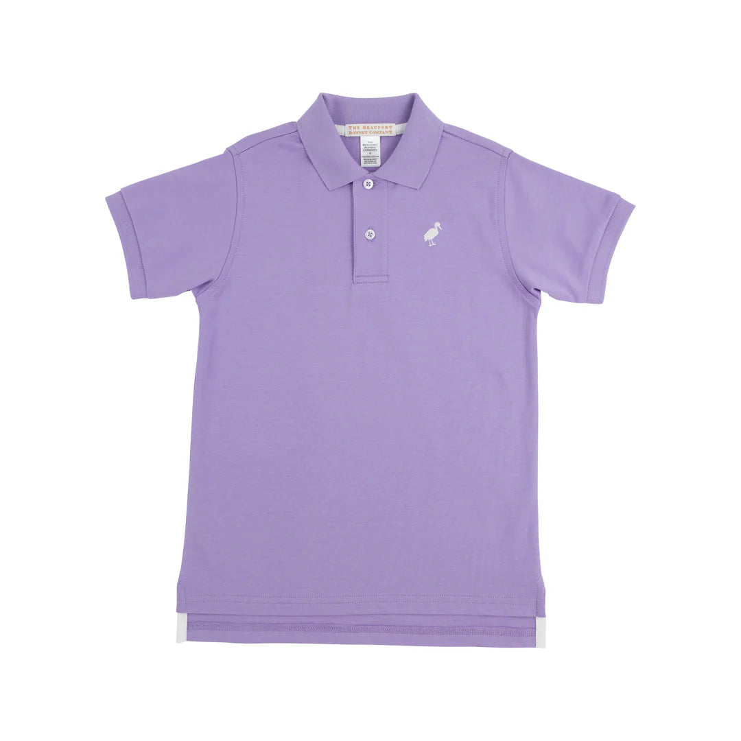 Slim-fit Trousers Prim and Proper Polo, palisades purple