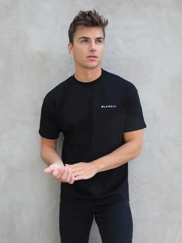 Soft Layers Series Relaxed T-Shirt - Black