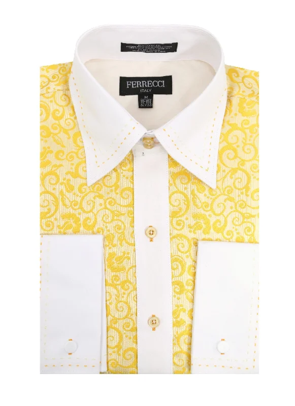 Urban Shirts Men's Shirt MSD-1026 Yellow