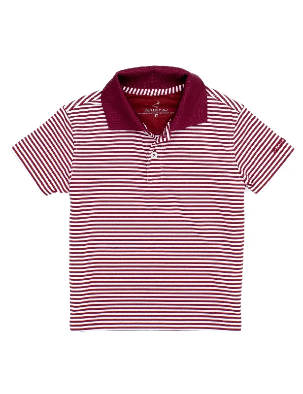 Relaxed Wardrobe Dallas Polo Maroon